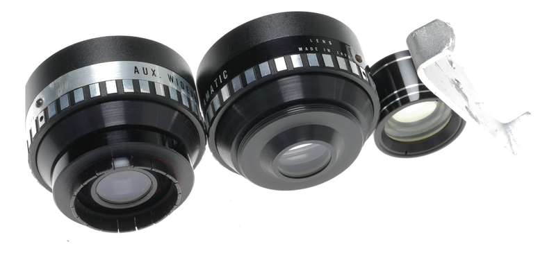 Kodak Inst. Lens Set Bower Telephoto, Wide Angle & Tele-wide Finder