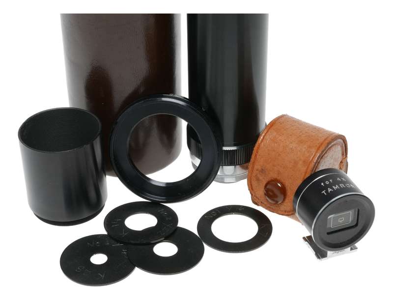 Tamron 4x Aux.Tele Photo Lens Finder Masks Camera Series V Adapter