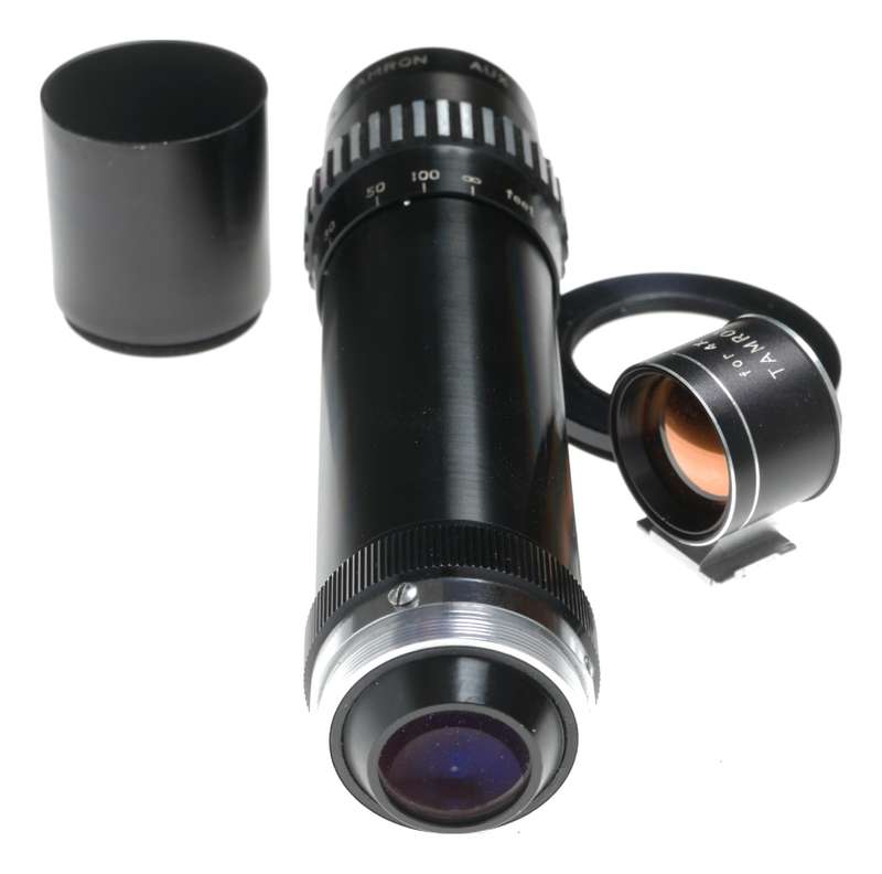 Tamron 4x Aux.Tele Photo Lens Finder Masks Camera Series V Adapter