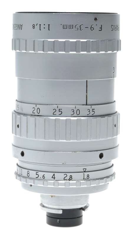 Angenieux-Zoom Type K1 Lens 1:1.8 f=9-35mm ERCSAM Camex 8 Camera