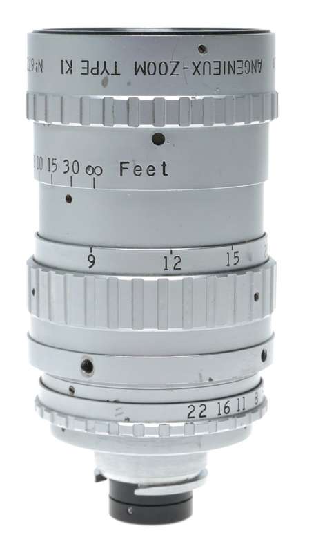 Angenieux-Zoom Type K1 Lens 1:1.8 f=9-35mm ERCSAM Camex 8 Camera
