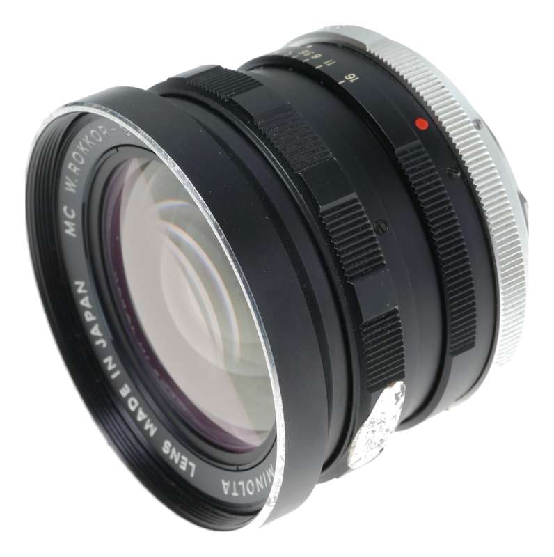 Minolta Wide Angle Rokkor SG 1:3.5 f=28mm Prime Camera Lens