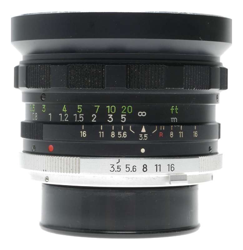 Minolta Wide Angle Rokkor SG 1:3.5 f=28mm Prime Camera Lens
