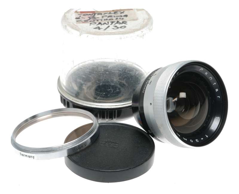 Carl Zeiss Pantar 1:4 f=30mm Camera Lens Contaflex Alpha Beta Prima