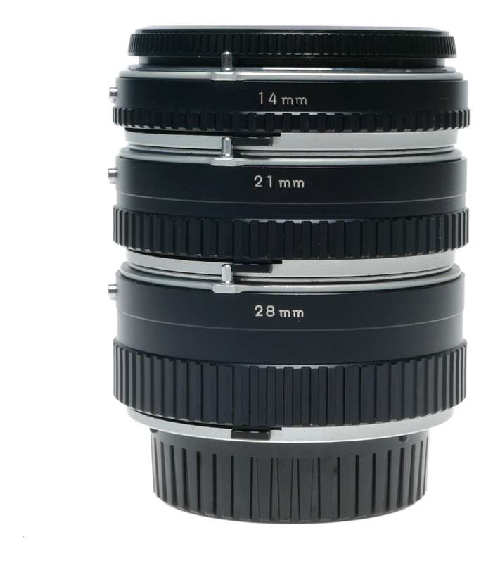 Minolta MC/MD Camera Lens Extension Tubes 14 21 28mm