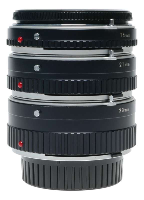 Minolta MC/MD Camera Lens Extension Tubes 14 21 28mm