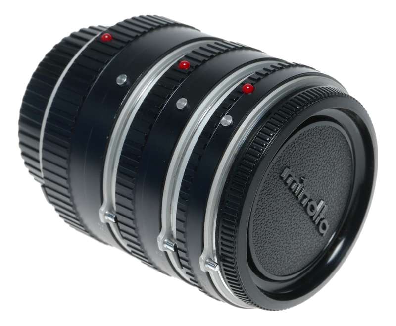 Minolta MC/MD Camera Lens Extension Tubes 14 21 28mm