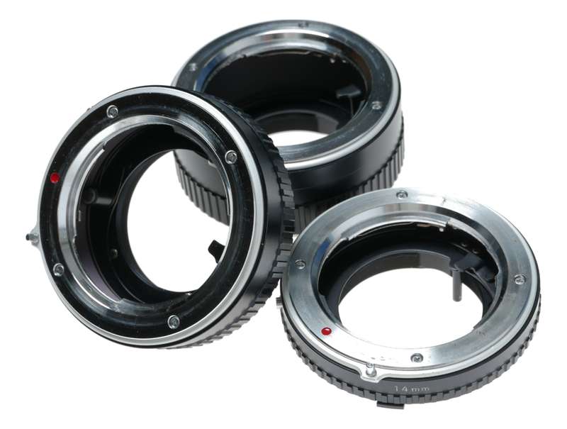 Minolta MC/MD Camera Lens Extension Tubes 14 21 28mm