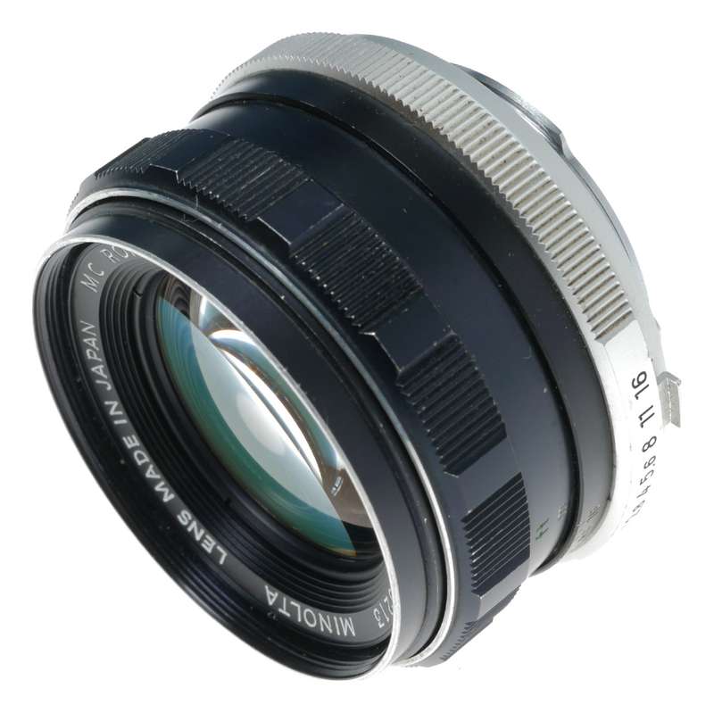 Minolta MC Rokkor PF 1:1.7 f=55mm SLR Prime Fast Camera Lens