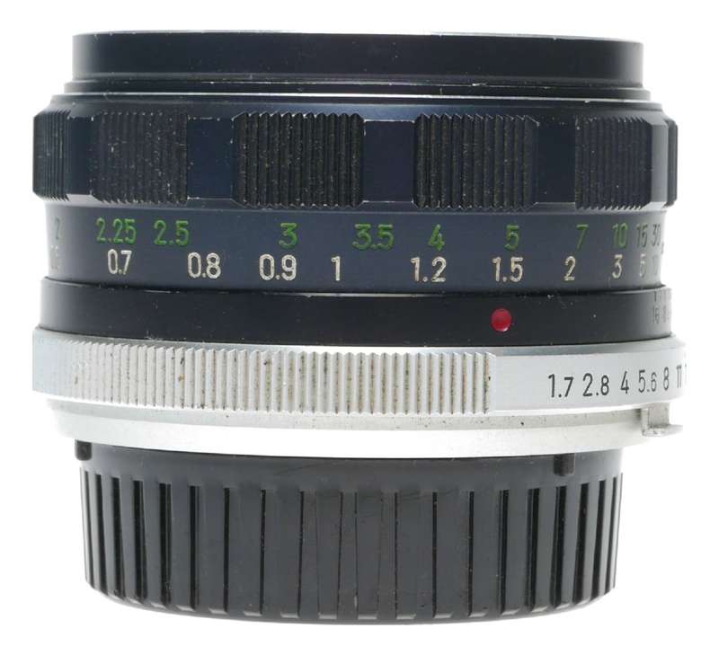 Minolta MC Rokkor PF 1:1.7 f=55mm SLR Prime Fast Camera Lens