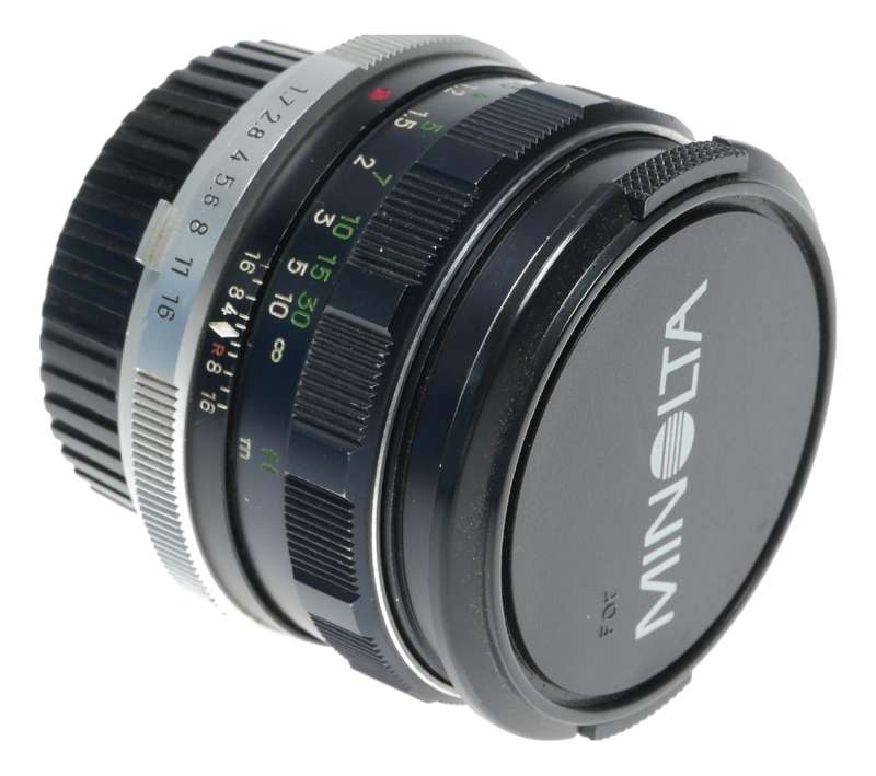 Minolta MC Rokkor PF 1:1.7 f=55mm SLR Prime Fast Camera Lens