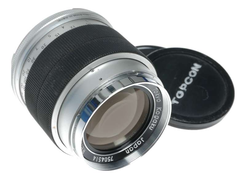 Topcon 1:2.8 f=10cm RE. Auto-Topcor Telephoto Exakta Camera Lens