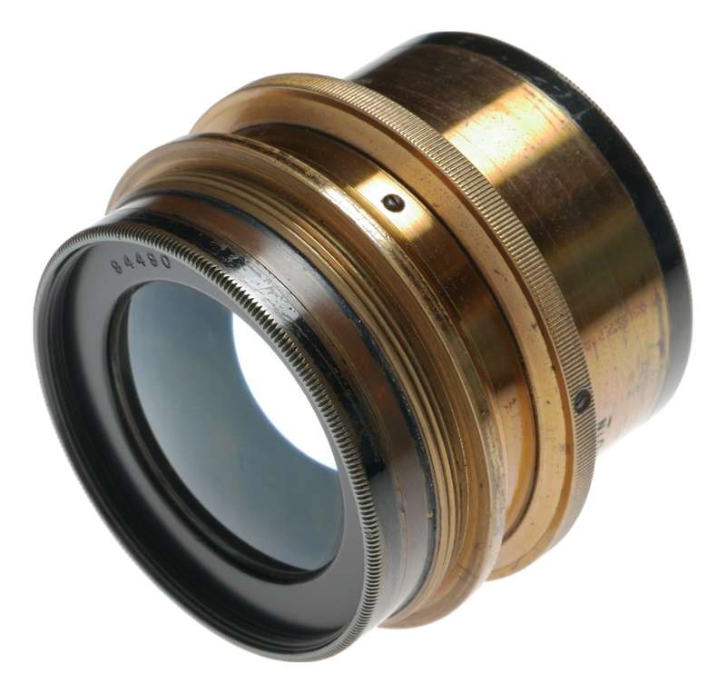 Ross London 10 Inch Compound Homocentric 1:6.8 Camera Brass Lens