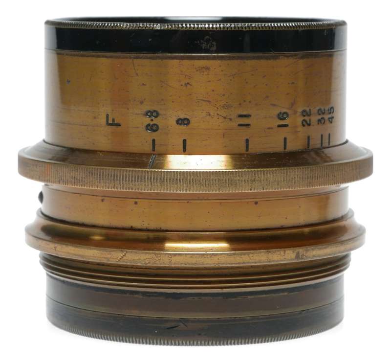 Ross London 10 Inch Compound Homocentric 1:6.8 Camera Brass Lens