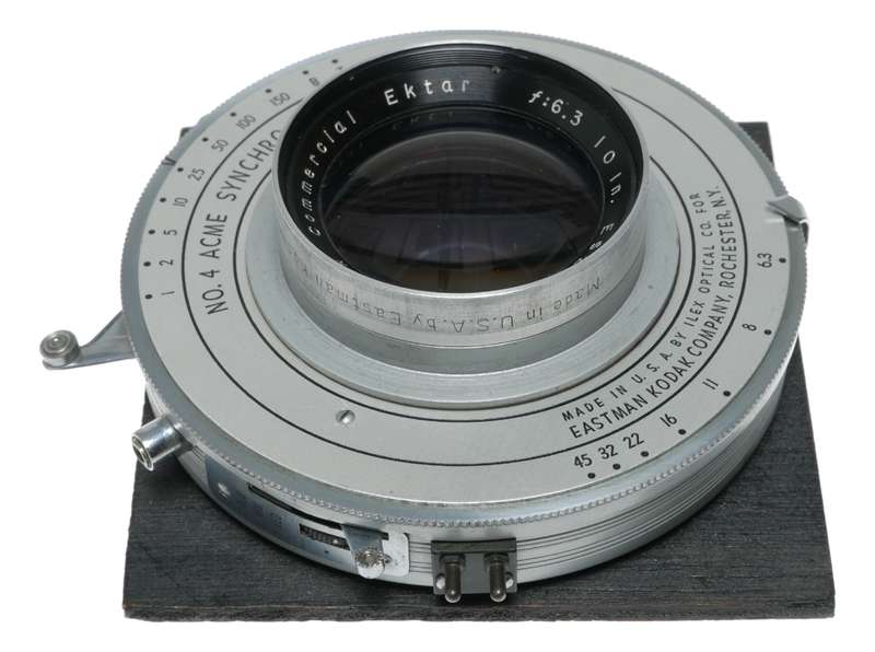 Kodak Commercial Ektar f:6.3 10 Inch Camera Lens 5x7 8x10 Large Format