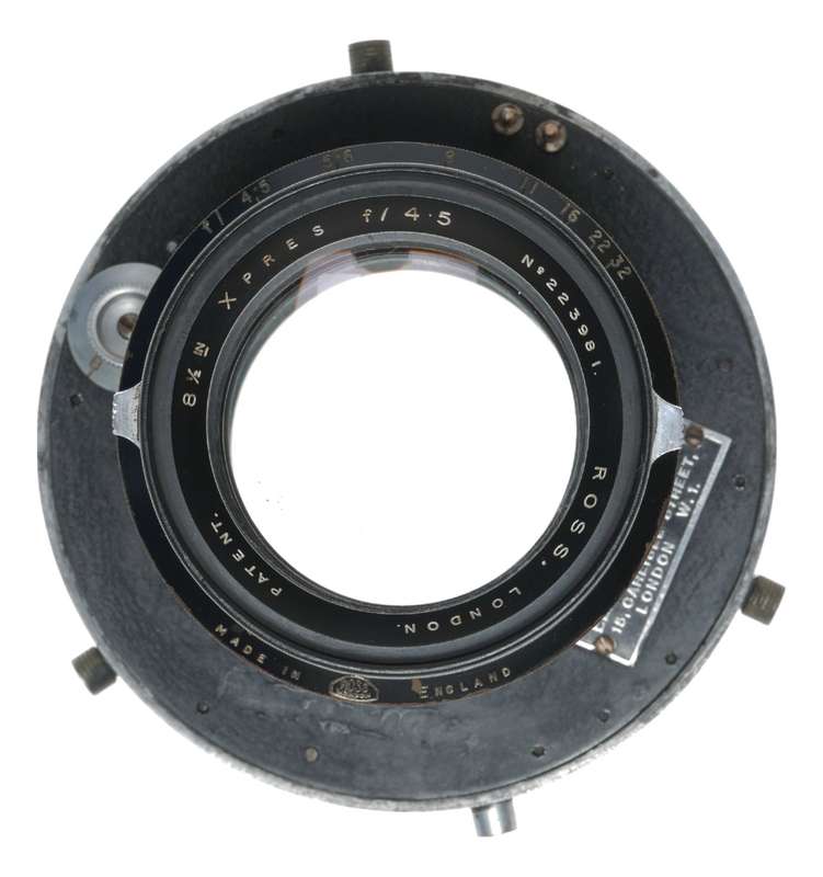 Ross London 8 1/2 Inch Xpres 1:4.5 Camera Tessar Type Lens Rare