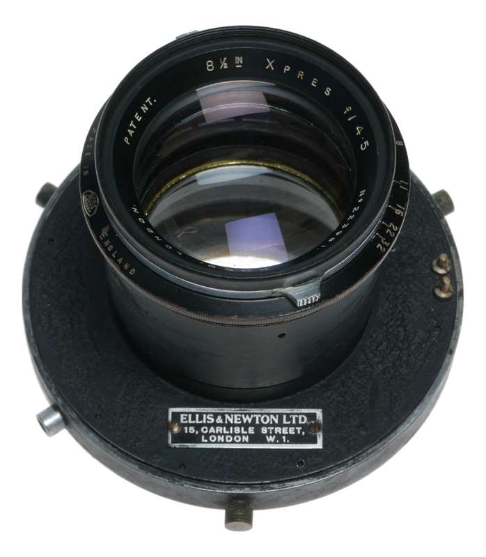 Ross London 8 1/2 Inch Xpres 1:4.5 Camera Tessar Type Lens Rare