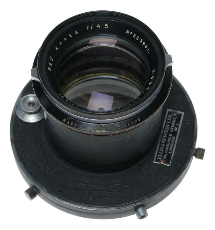 Ross London 8 1/2 Inch Xpres 1:4.5 Camera Tessar Type Lens Rare