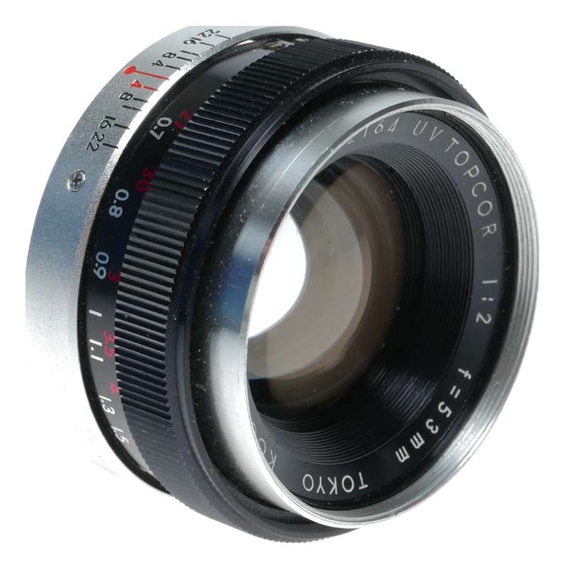 Topcon UV Topcor 1:2 f=53mm Uni Mount SLR Camera Lens