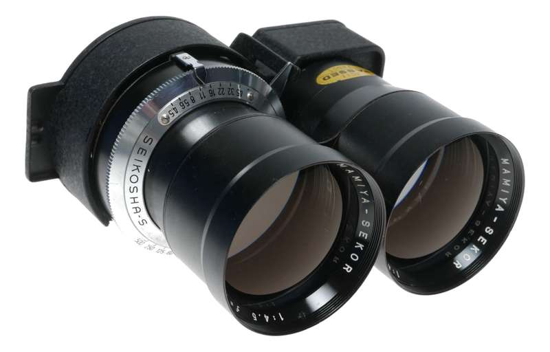 Mamiya-Sekor 1:4.8 f=18cm C-Series TLR Camera Lens Seikosha-S