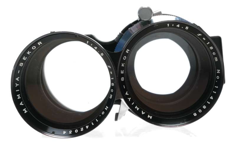 Mamiya-Sekor 1:4.8 f=18cm C-Series TLR Camera Lens Seikosha-S