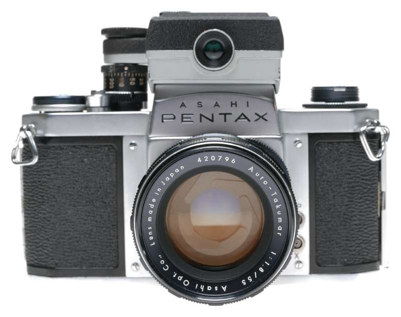Asahi Pentax S3 SLR Film Camera Version 2 Light meter 1:1.8/55 Lens