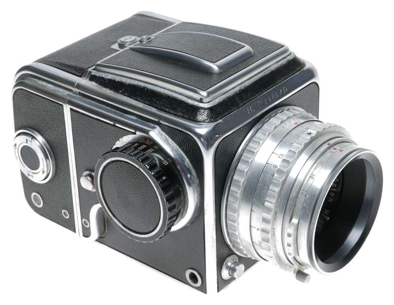 Hasselblad 1600F Camera Zeiss Opton Tessar 2.8/80mm Sonnar 5.6/250mm Lens