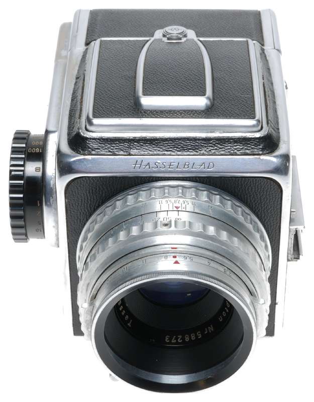 Hasselblad 1600F Camera Zeiss Opton Tessar 2.8/80mm Sonnar 5.6/250mm Lens