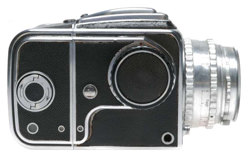 Hasselblad 1600F Camera Zeiss Opton Tessar 2.8/80mm Sonnar 5.6/250mm Lens