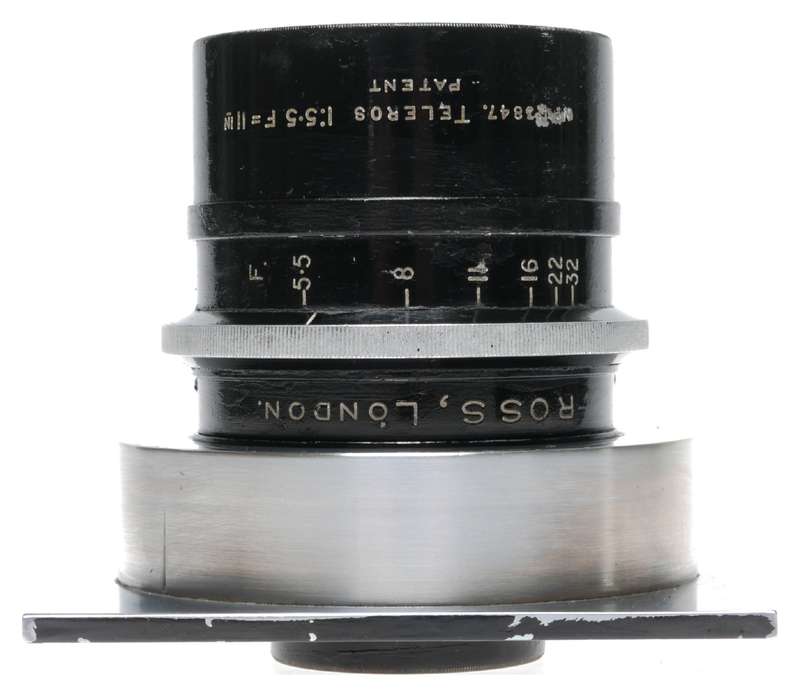 Ross London Teleros 1:5.5 F=11In Large Format Camera Lens
