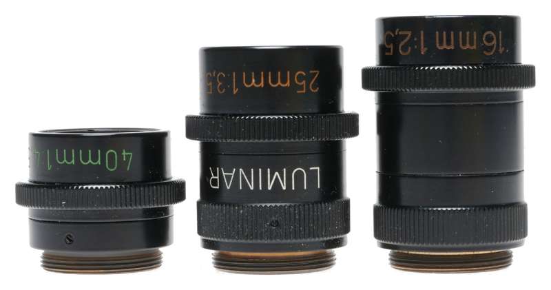 Zeiss Luminar C-Mount Contarex Macro Close-Up Lenses 16 25 40 100mm