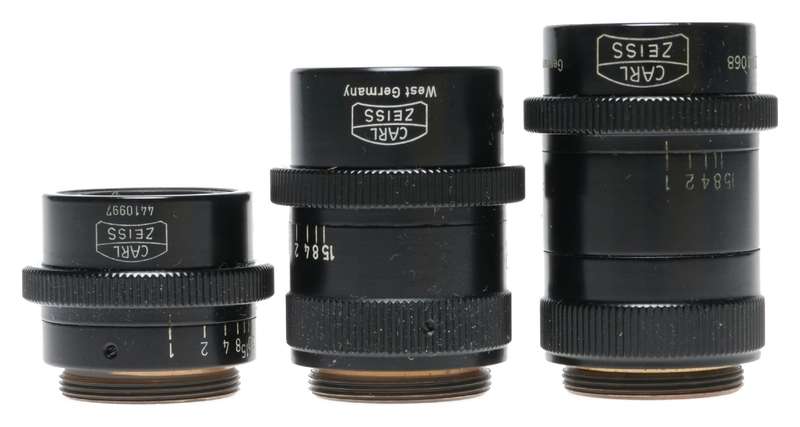 Zeiss Luminar C-Mount Contarex Macro Close-Up Lenses 16 25 40 100mm