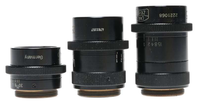 Zeiss Luminar C-Mount Contarex Macro Close-Up Lenses 16 25 40 100mm