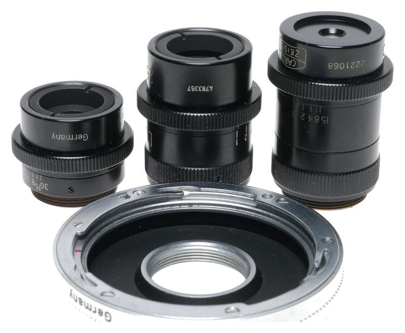 Zeiss Luminar C-Mount Contarex Macro Close-Up Lenses 16 25 40 100mm