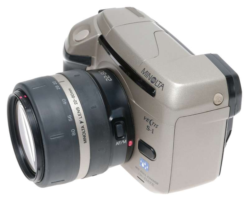 Minolta Vectis S-1 Camera 22-80mm Lens 80-240mm Apo
