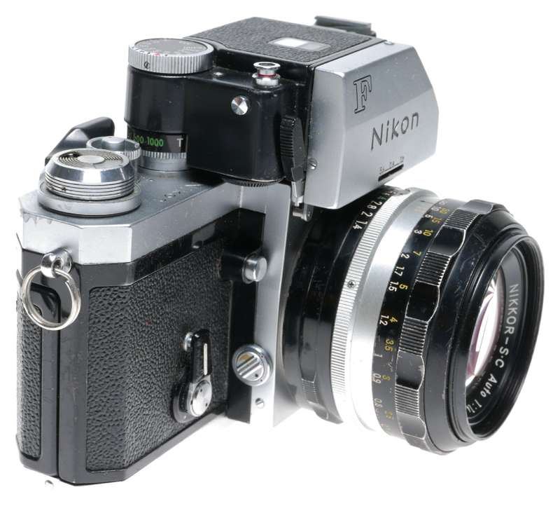 Nikon F Photomic FTN 35mm SLR Camera Nikkor S.C Auto 1:1.4 50mm