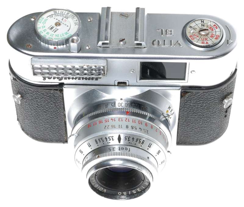 Voigtlander Vito BL 35mm Film Camera Color-Skopar 1:3.5/50