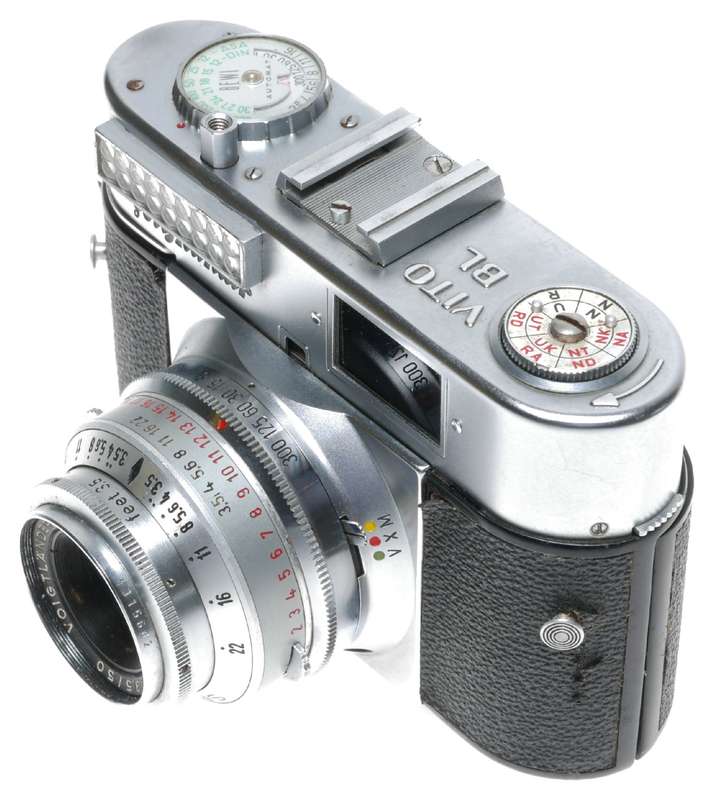 Voigtlander Vito BL 35mm Film Camera Color-Skopar 1:3.5/50