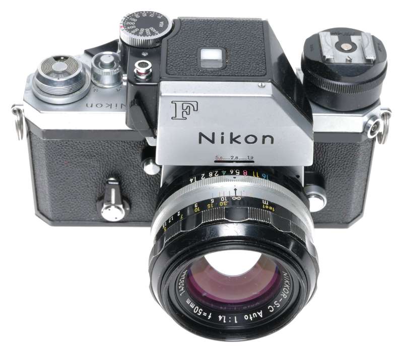 Nikon F Photomic FTN 35mm SLR Camera Nikkor S.C Auto 1:1.4 50mm