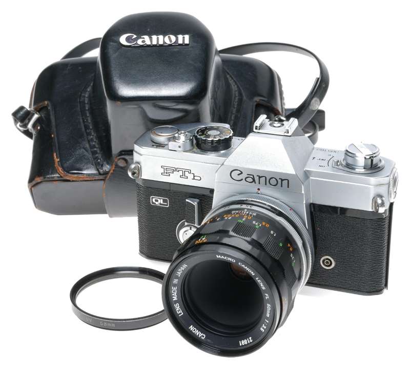 Canon FTb QL SLR Film Camera Macro FL 50mm 1:3.5