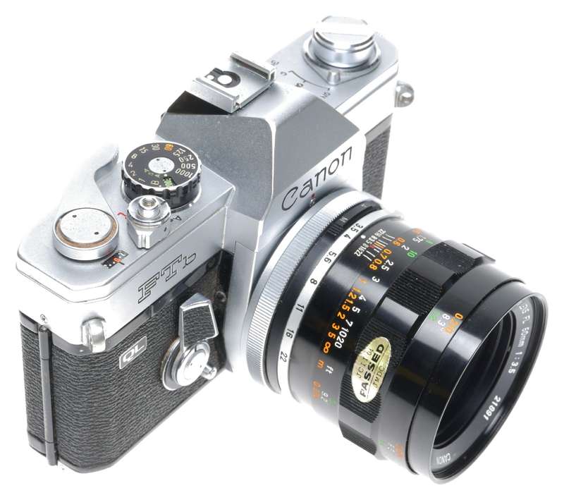Canon FTb QL SLR Film Camera Macro FL 50mm 1:3.5