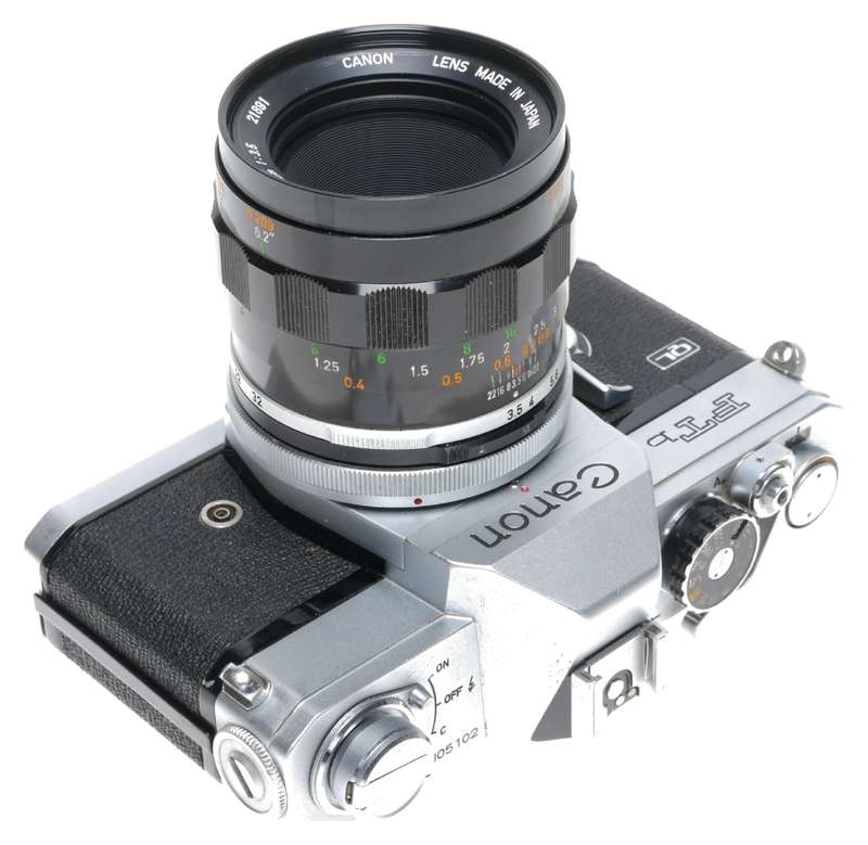Canon FTb QL SLR Film Camera Macro FL 50mm 1:3.5