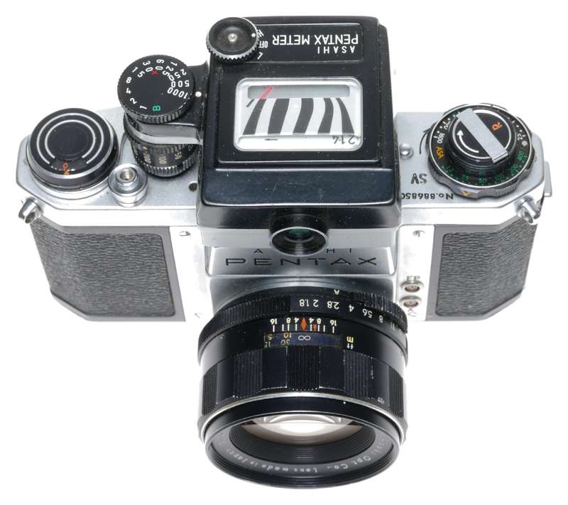 Asahi Pentax SV Meter Super-Takumar 1.8/55