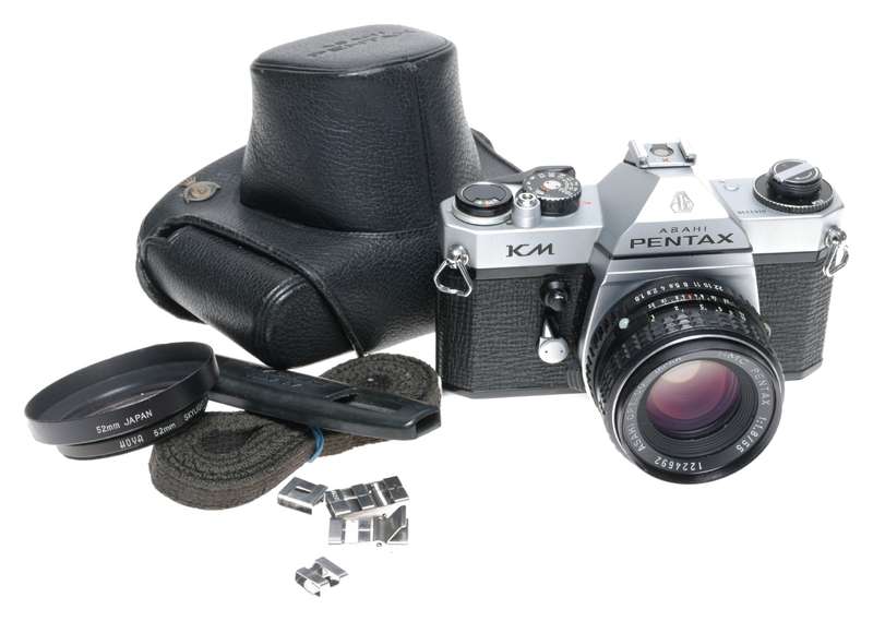 Asahi Pentax KM SLR Film Camera SMC 1:1.8/55 Lens