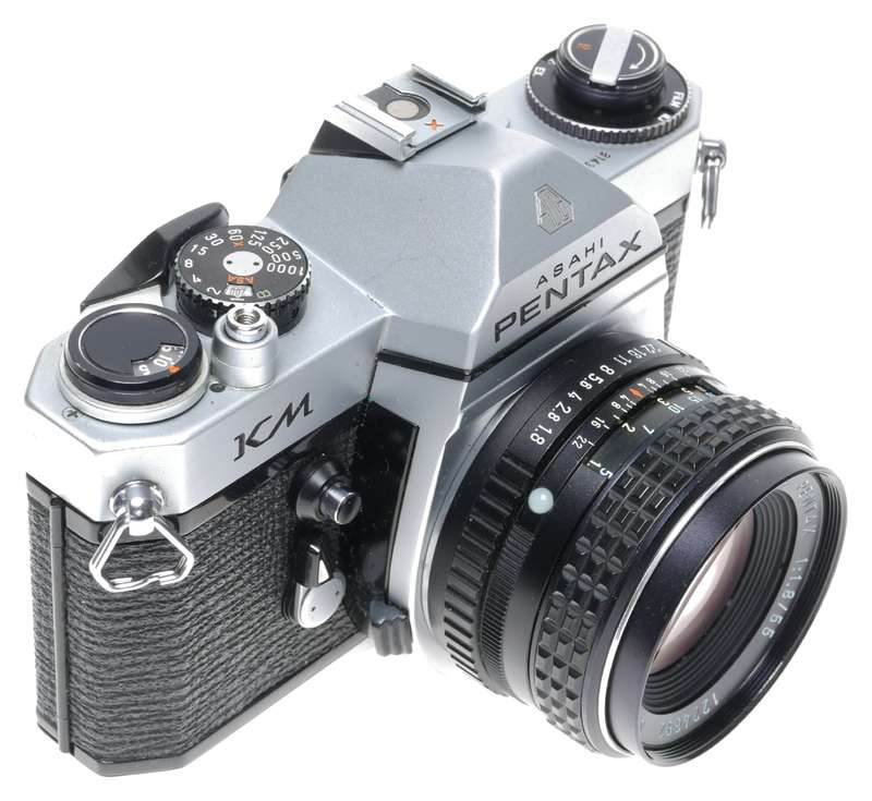 Asahi Pentax KM SLR Film Camera SMC 1:1.8/55 Lens