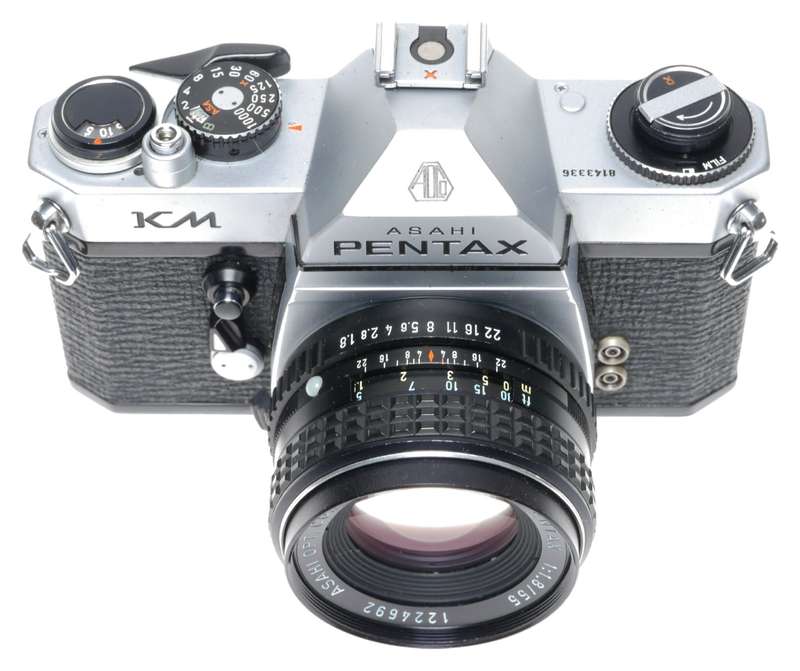 Asahi Pentax KM SLR Film Camera SMC 1:1.8/55 Lens