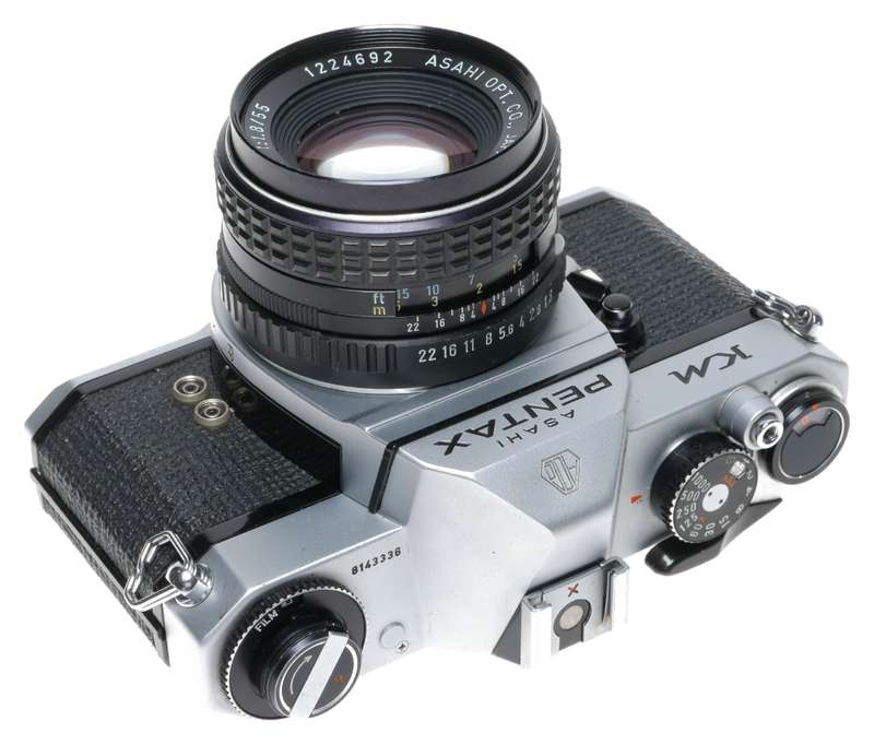 Asahi Pentax KM SLR Film Camera SMC 1:1.8/55 Lens