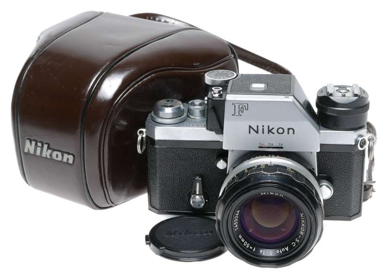 Nikon F Photomic FTN 35mm SLR Camera Nikkor S.C Auto 1:1.4 50mm