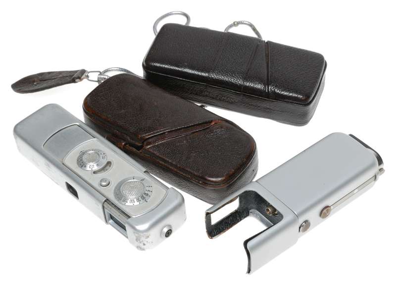Minox III Model A Wetzlar Subminiature Spy Pocket Camera BC Flashgun