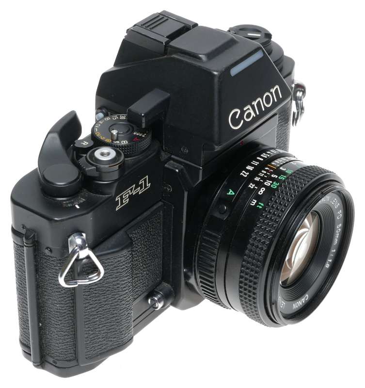 Canon F-1 Program SLR 35mm Film Camera FD 50mm 1:1.8